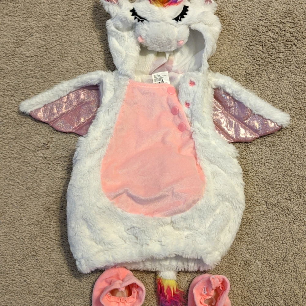 Unicorn Halloween Costume, 0-6 months